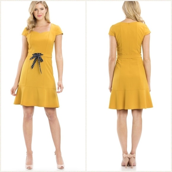 Unique Vintage Dresses & Skirts - NEW Review Australia Unique Vintage Monnie Women’s Belted Sweetheart Dress Sz 10